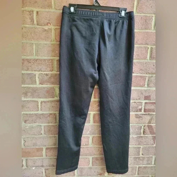 Reebok Mens Active Interlock Jogger Pants Size S Gray Reflective Slim Fit - Picture 6 of 9